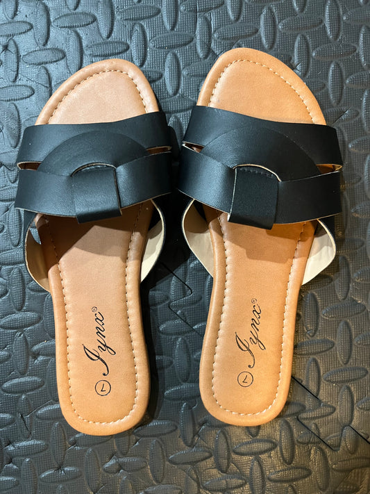 Black Slide Sandal