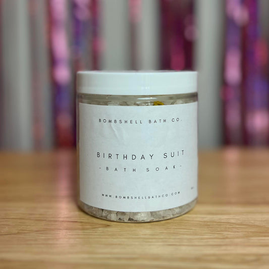 BIRTHDAY SUIT BATH SOAK by Bombshell Bath Co.