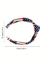 USA Knotted Headband