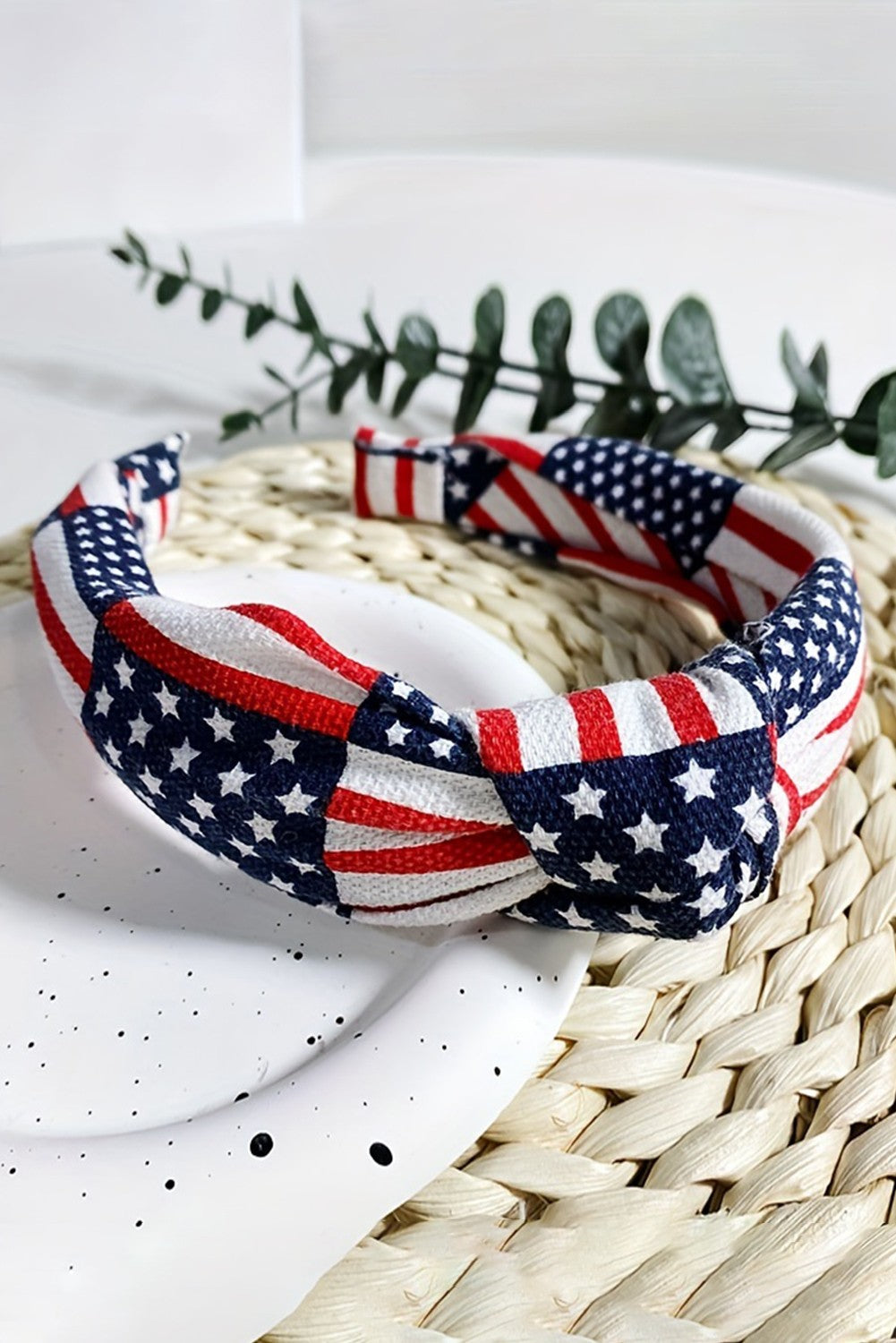 USA Knotted Headband