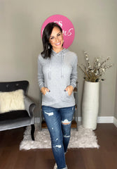HEATHER GREY Pullover Thermal Hoodie