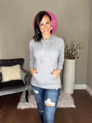HEATHER GREY Pullover Thermal Hoodie