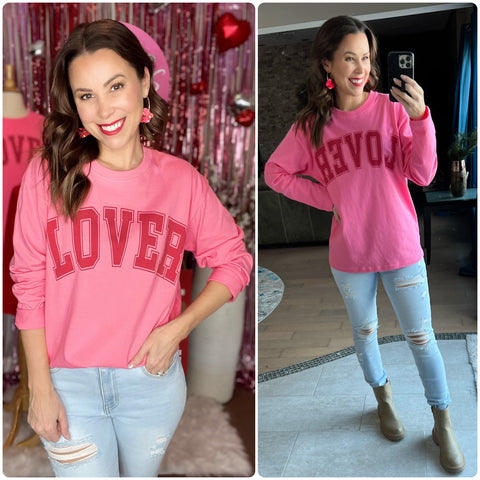 Valentine's Lover LONG SLEEVE Graphic T-Shirt