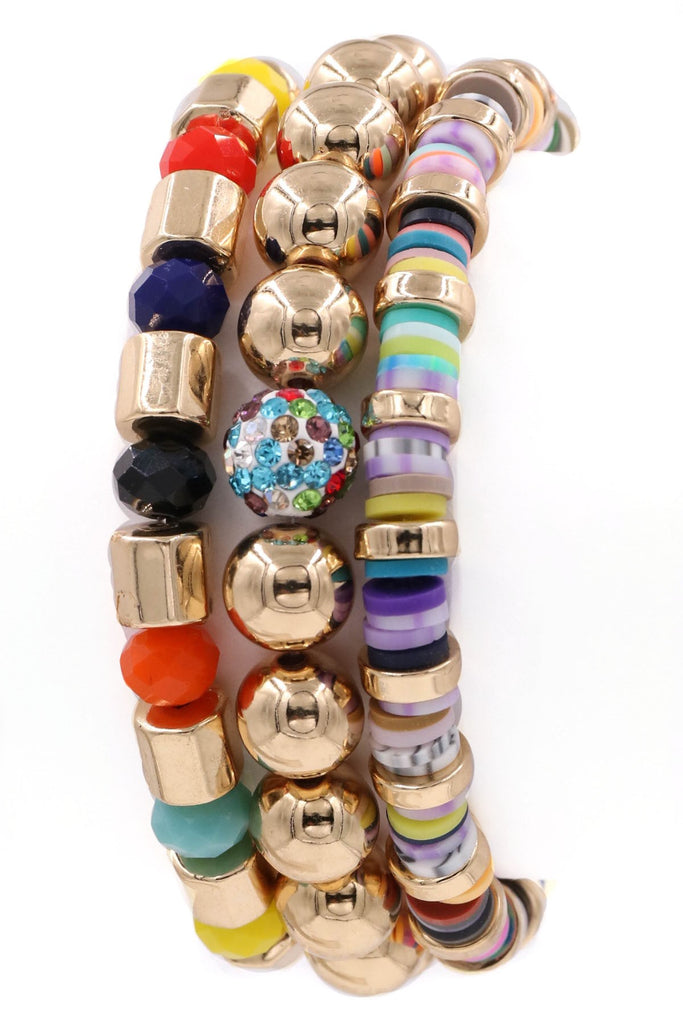 Multi Assorted bead bracelet set