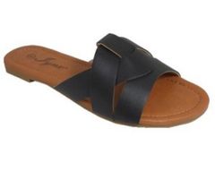 Black Slide Sandal